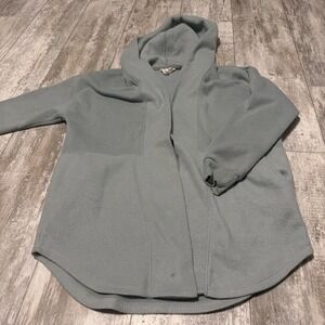 Olive And Oak Women Size S Sage Green Hooded Longsleeve Cardigan